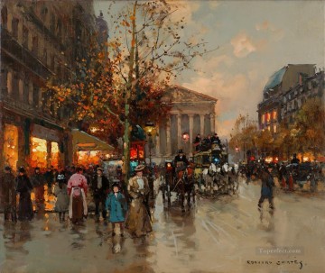 パリ Painting - EC boulevard de la Madeleine 5 パリジャン